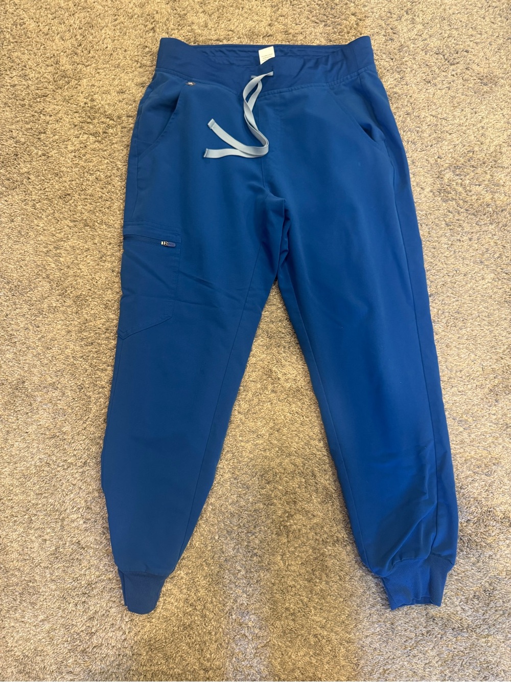 Royal Blue Figs Jogger Scrub Pants